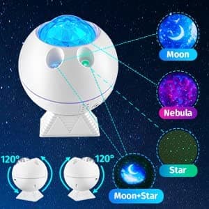 Galaxyprojektor, LED-galaxljusprojektor för sovrum, moln