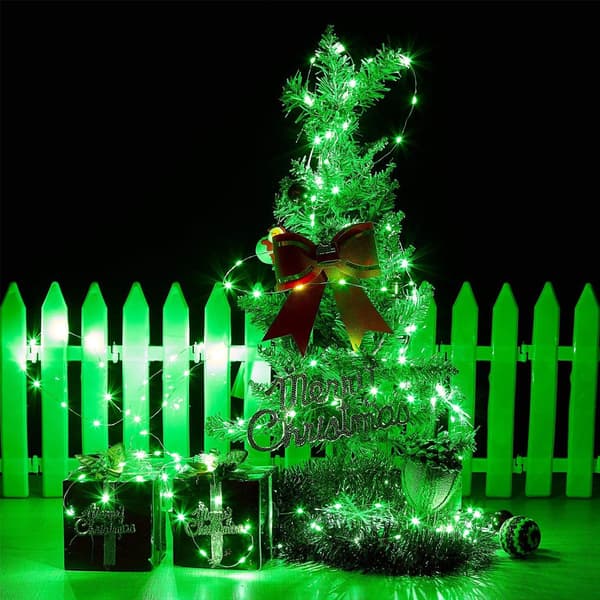 6-pack, 20 LED Flaskor Ljus Fairy String LED Ljus (grön)