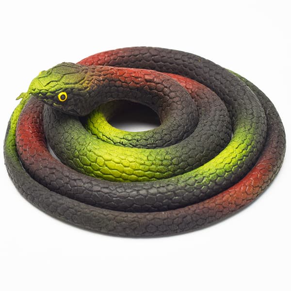 Halloween dekoration, simuleret slange, 80 cm, 3 stk.