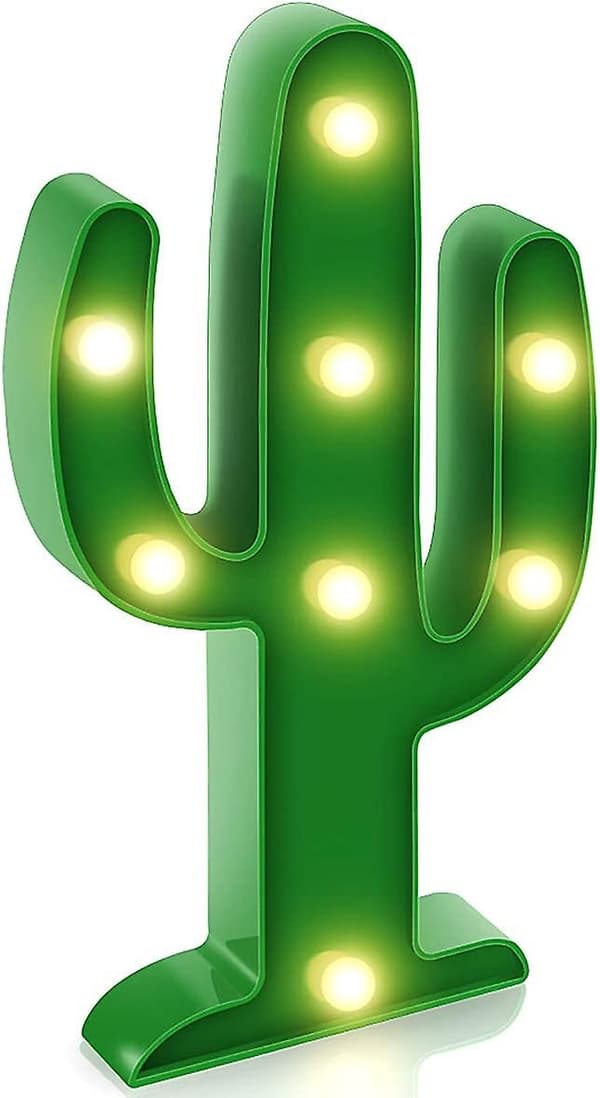 Cactus Light Barnrumsdekorationslampor Belysning, Led Cactus Lamp Ni