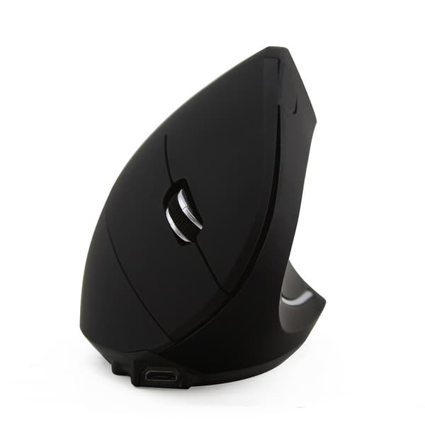 Ergonomisk trådlös 2,4 GHz USB Bluetooth vertikal mus