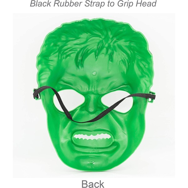 Hulk-maske til børn, Super Hero-kostume fødselsdagslegetøjsgave til Chi