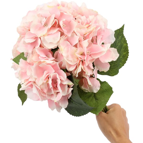 2 Pack Artificial Silk Hydrangea Flowers - For Flower Bouquet, H