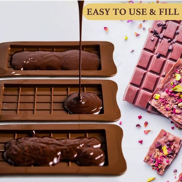 Chokolade Silikone Dessertform - 24*2 Grid - 2 stk