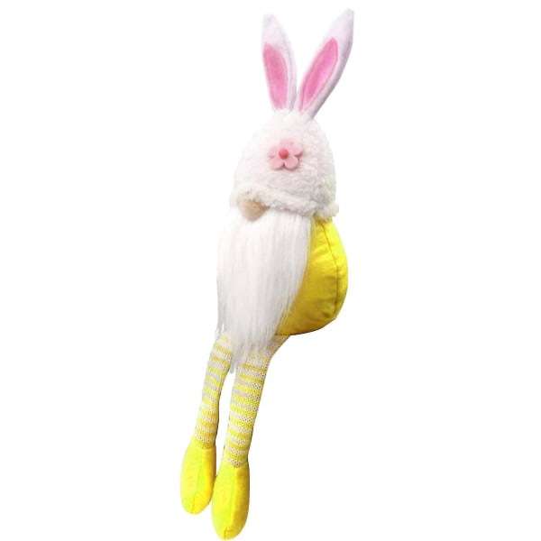 2 st påsk tecknad kanin form söt ansiktslös docka godisburk