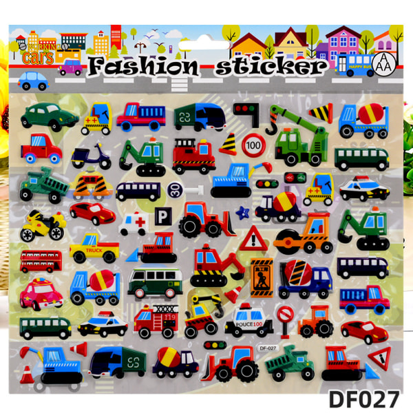 3D Stickers for 2-4 Year Olds, Kids Stickers Featuring Animals,