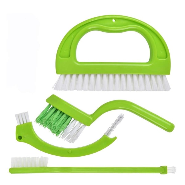 Set of 4 cleaning brushes Brush for cleaning cracks in kitchen a