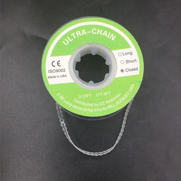 Tannverktøy Ortodontisk Elastisk Klar Ultra Power Chain Rubber Ba