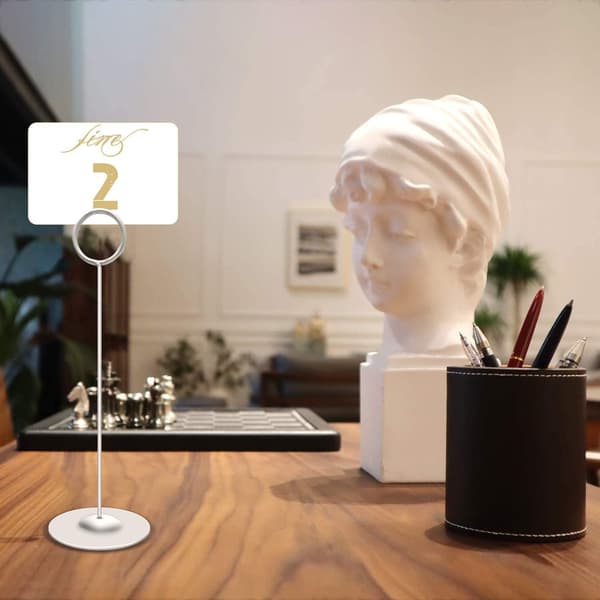 20 stk. bordnummerhylde, korthylde, bordbilleds