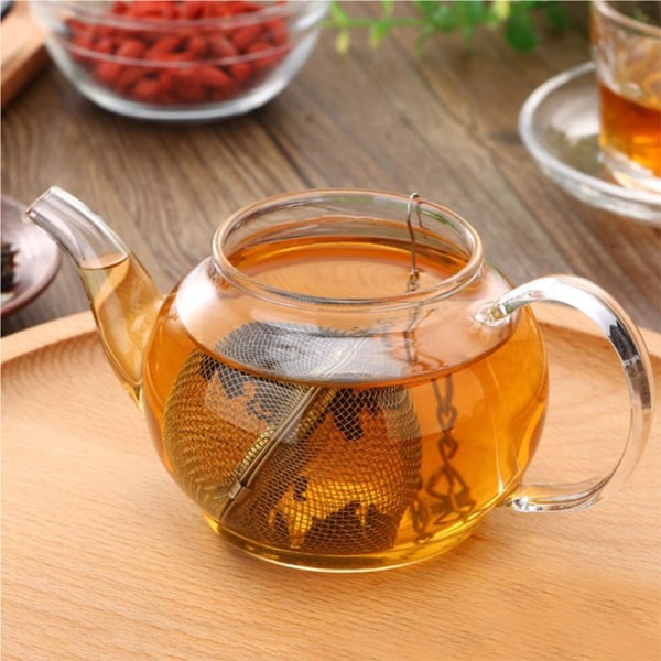 2 kpl ruostumattomasta teräksestä valmistettua teepalloa, Fine Mesh Tea Infuser, Tea Le