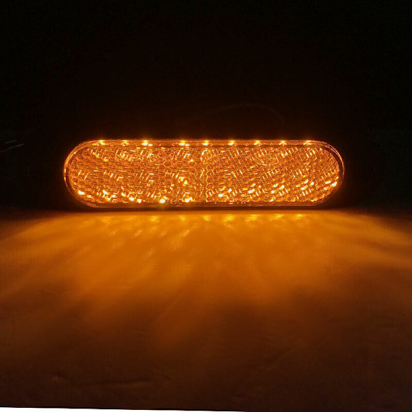 2 st LED-sidomarkeringsljusindikatorer Lastbil Släpvagn Lorry Båt L