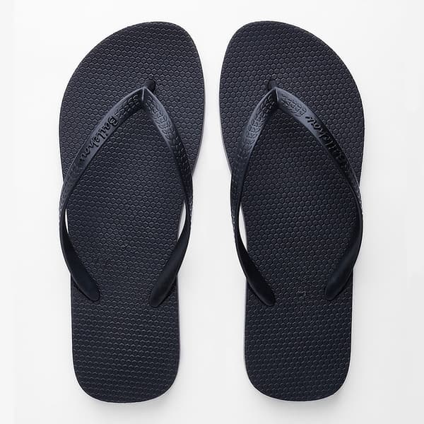 Lilla og sorte, størrelse 40, dame slim fit flip flops
