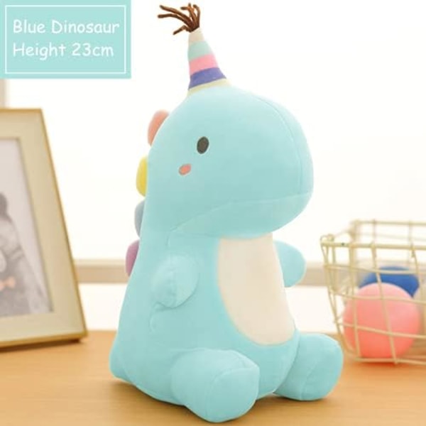 Dinosaurus lelu nukke (sininen), 40cm sarjakuva dinosaurus syntymäpäivä joululahja