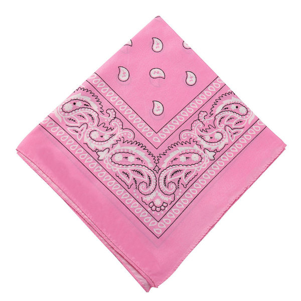 10 stk, tilfeldig farge, bandana hodeplagg unisex lommetørkle, hår