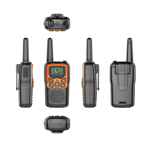 Lang rekkevidde walkie talkie for voksne med 22 FRS-kanaler, familie af37 |  Fyndiq
