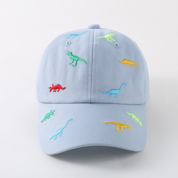 Blå børne solhat dinosaur baseball cap sommer justerbar