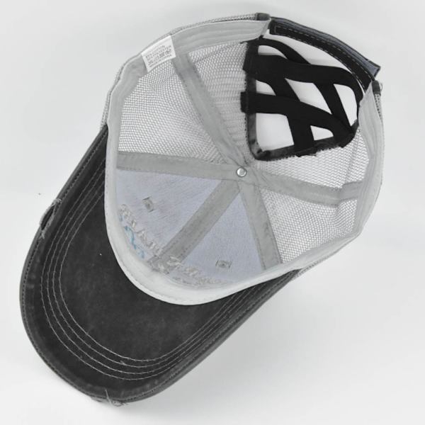 Barn Hair Don't Care baseball cap (blå) - dame lastbilchauffør
