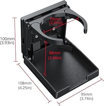 1 Pakker Universal Justerbar Drikkebegerholder Foldbar For Ca