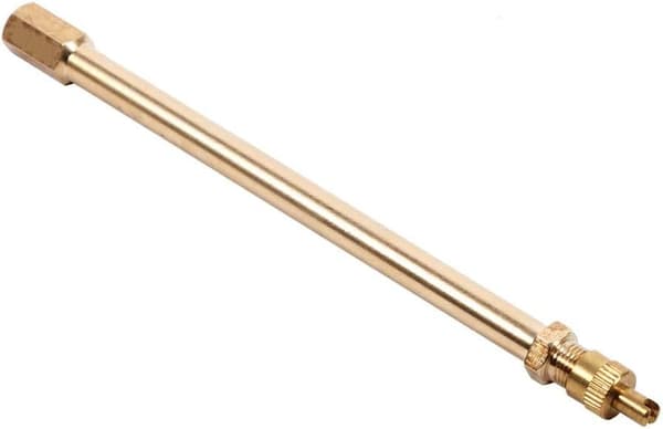 140mm dækventilforlænger messing dækforlængeradapter forlænger