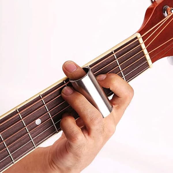 2 st gitarr-slides, smärtlindrande fingerskydds-gitarr