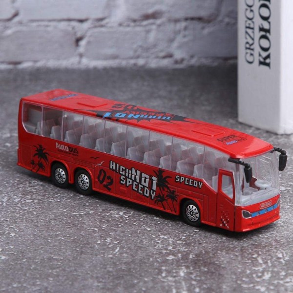 Simulering Legetøj af legeret bus, Legetøj i formstøbt legeret busbilmodel med L