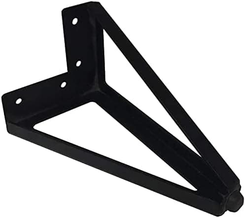 4-pack möbelben, metallbordsben, 15 cm svarta möbelben