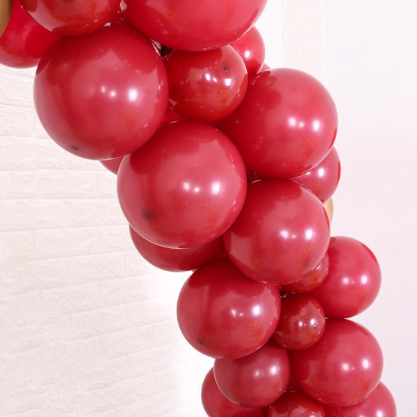 12 tommer røde ballonger 100 stk - kvalitets lateks helium ballonger til