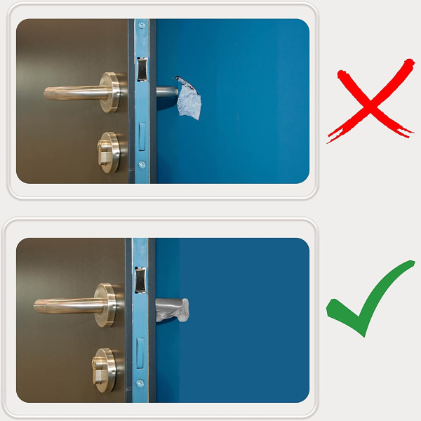 Klar Dørstopper Veggbeskytter (4 Stk), Silikon Dørhåndtak