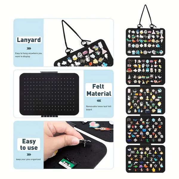Ripustuslevyt emaloiduille lapel-neuloille (neulat eivät sisälly)
