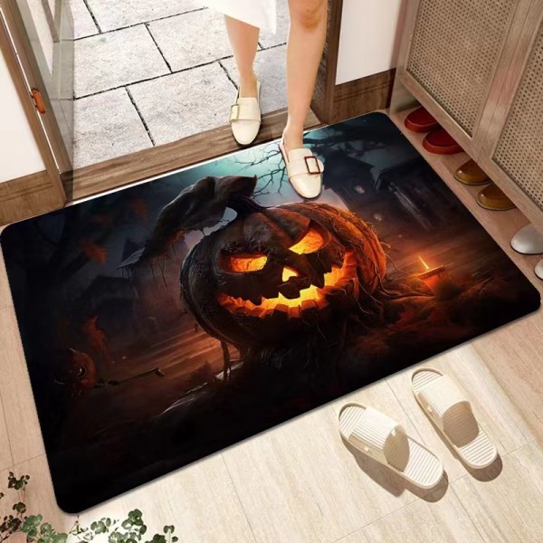 60x40cm cm Halloween Dørmatte for innendørs og utendørs, Funny Welcom