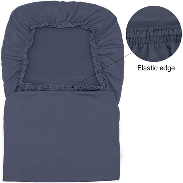 4 stk. Elastisk moderne stoltrekk, avtagbart vaskbart stretch D