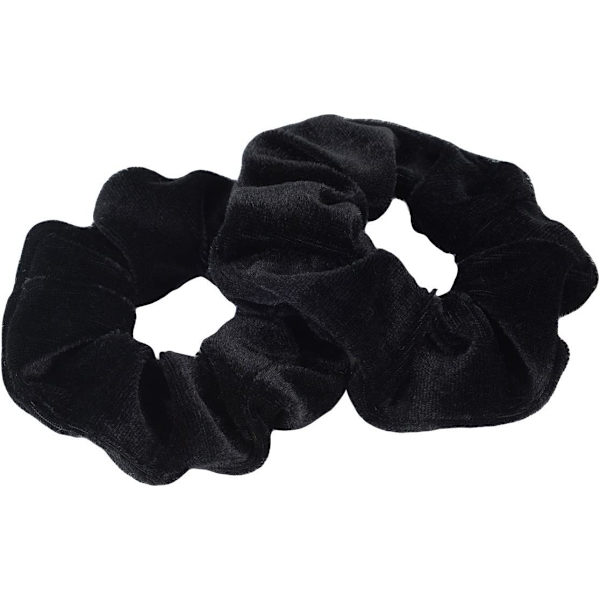 Hår Scrunchie Sammet Gummiband Hårband Rep Accesso