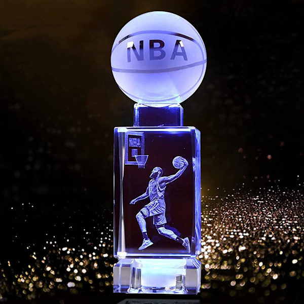 Nattlampor för sovrum - Harden Dunk 3D NBA-korg