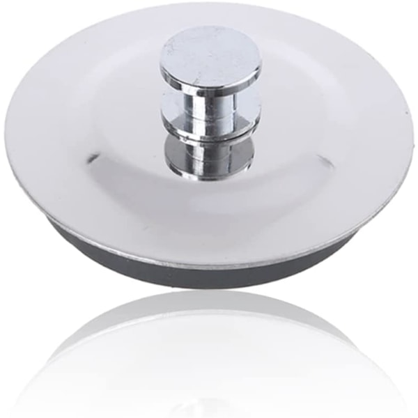 1 stk avløpsplugg, universell avløpsplugg, diameter 42-45mm, bad