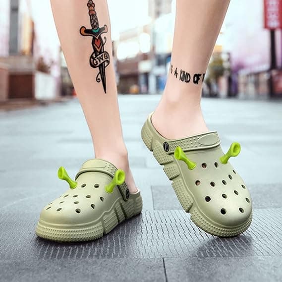 4x Ører til Crocs Sko Dekorasjon Distinkte Croc Tilbehør Par