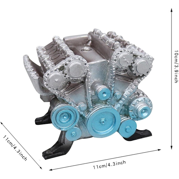 (Silver) Simulerad L4 Motor Harts Motor Heminredning