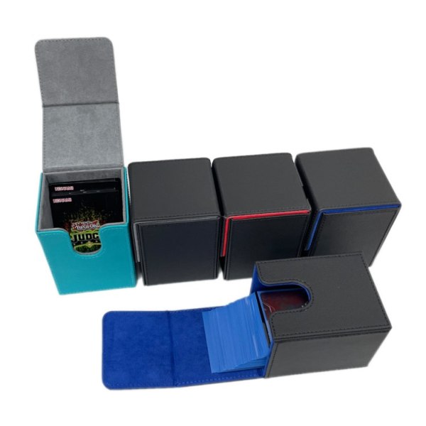 Premium Trading Card Deck Box - Stor størrelse for 100+ ermet bil