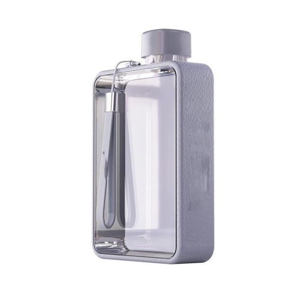 Grå - 1 BPA-fri bærbar rejsevandflaske til sport, Campi