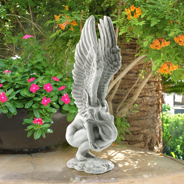 Memorial and Redemption of Angels Religious Garden Statue, Small