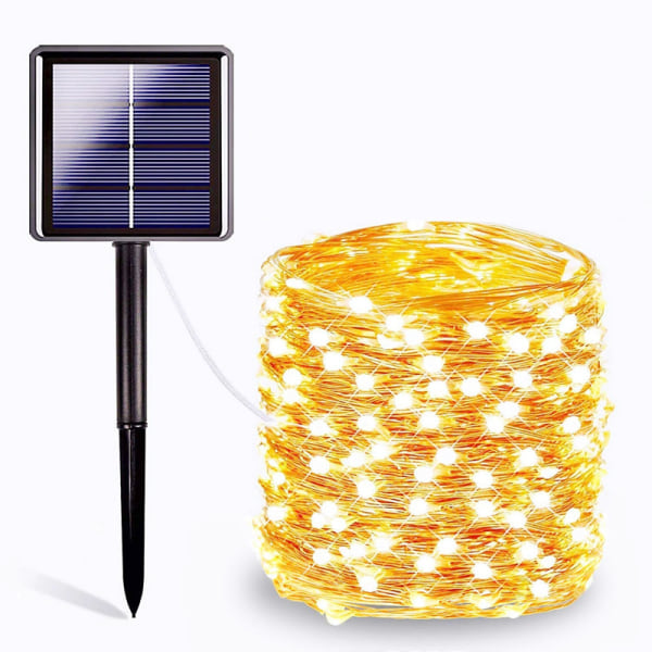 Copper Wire Solar Light 7m, 50 Copper LEDs, Waterproof, Starry S