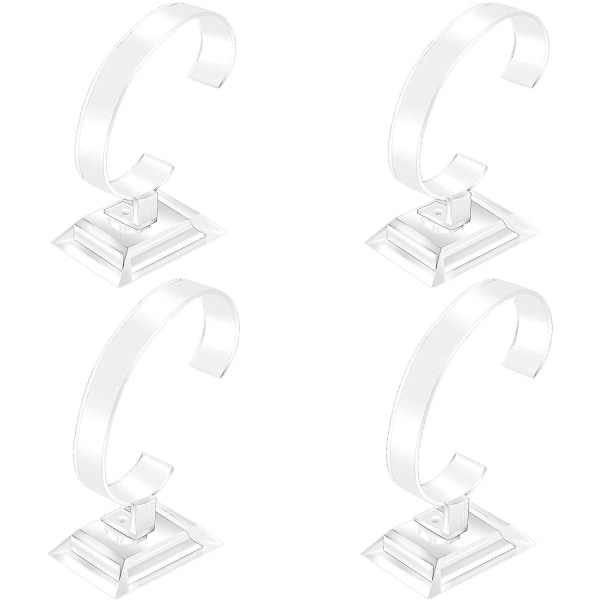 4 stk Watch Display Stand Clear Armbånd Smykker Watch Dis