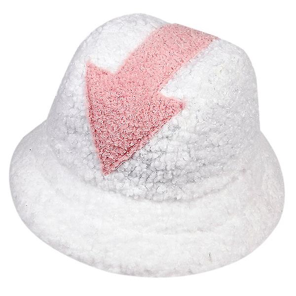 Winter Keep Warm Appa Bucket Hat Valkoinen cap ulkona