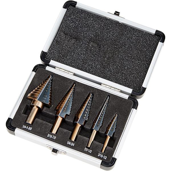 Trin Bor, 5PCS Titanium Trin Bor Sæt, 50 Størrelser i 5