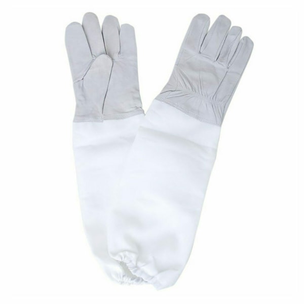 1 Pair Beekeeping Gloves, Beekeeping Gloves with Long Sleeves, P