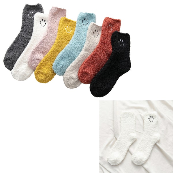 10 par korallfleece strumpor dam vinter nya plus fleece