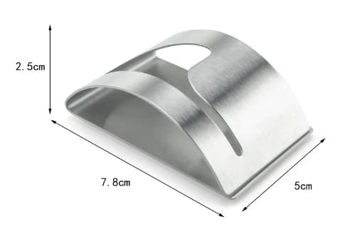 2 STAINLESS STÅL badeværelsesvæg krog til badeværelses håndklæder/viskestykke