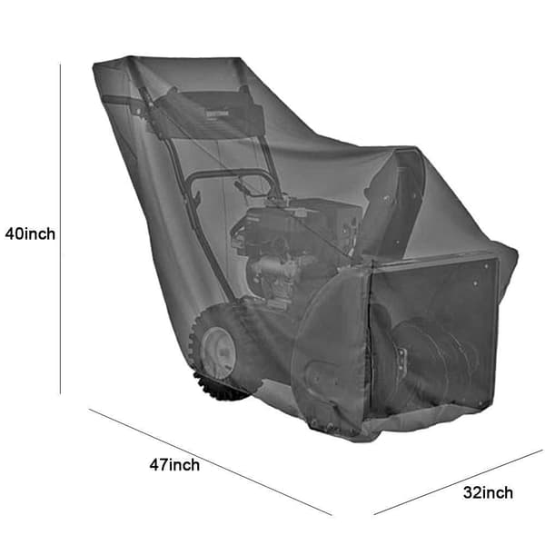 (120*82*102/60cm)210d Oxford snöslunga skyddande lock sno