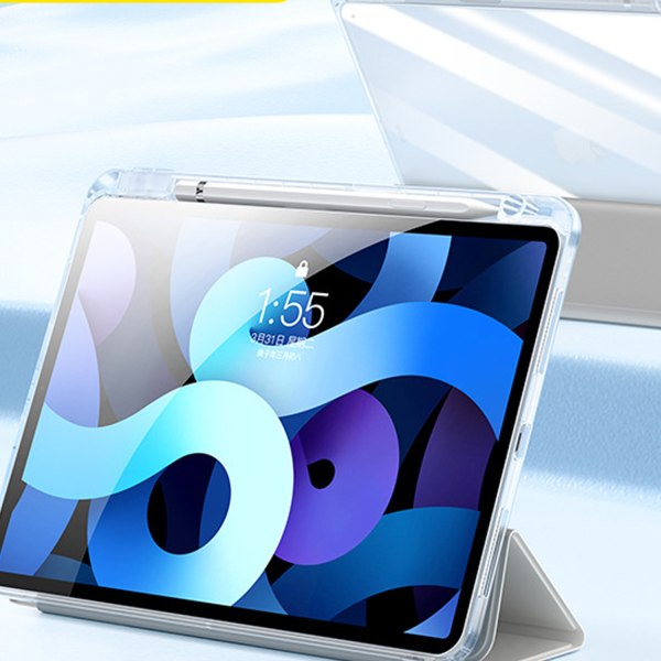 (Sininen/Kirkas) Erityisesti iPad2021/10.2:lle suunniteltu case