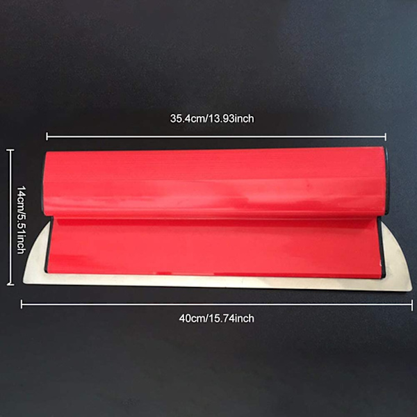 15,7\" Frothing Blade Dryer Smoothing Spatula Väggverktyg Rostfritt