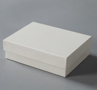 Mångsidiga rektangulära presentaskar, vita, 4 olika storlekar: 5,1*5